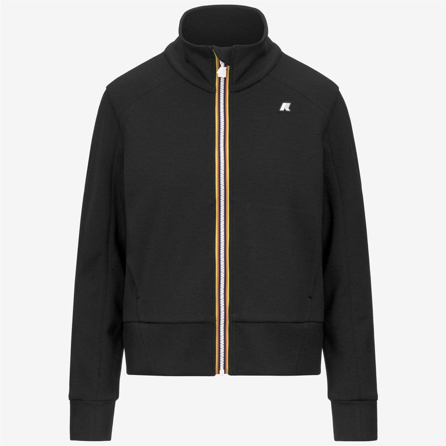 k-way-donna-felpa-alara-light-spacer-k2132dw-nero-black-pure-usy k-way donna felpa modello alara light spacer k2132dw colore nero black pure usy