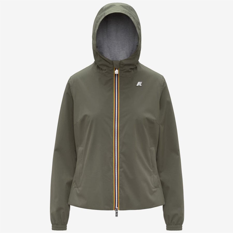 k-way donna modello lil 2.0 stretch poly jersey colore green lichen v15