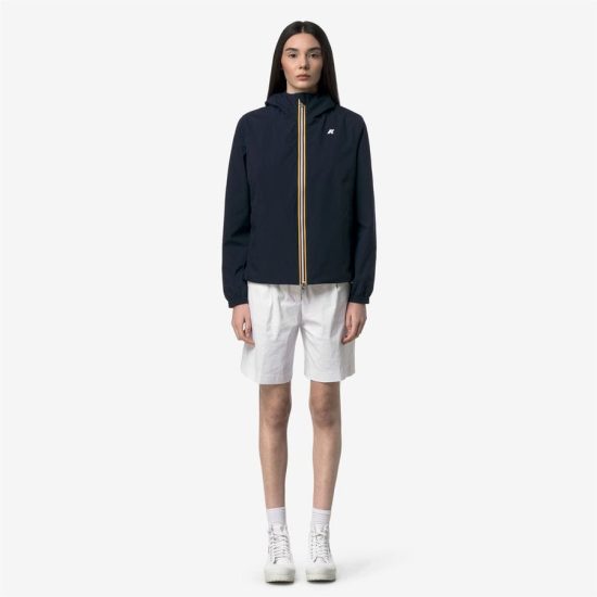 k-way donna modello lil 2.0 stretch poly jersey colore blue depth k89