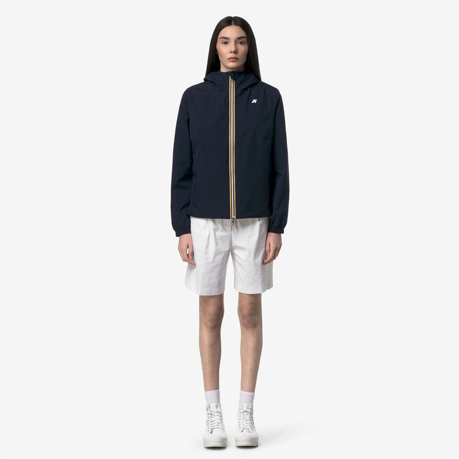 k-way donna modello lil 2.0 stretch poly jersey colore blue depth k89