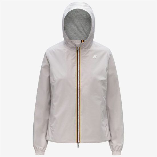 k-way donna modello lil 2.0 stretch poly jersey-k21347w colore beige lt 634