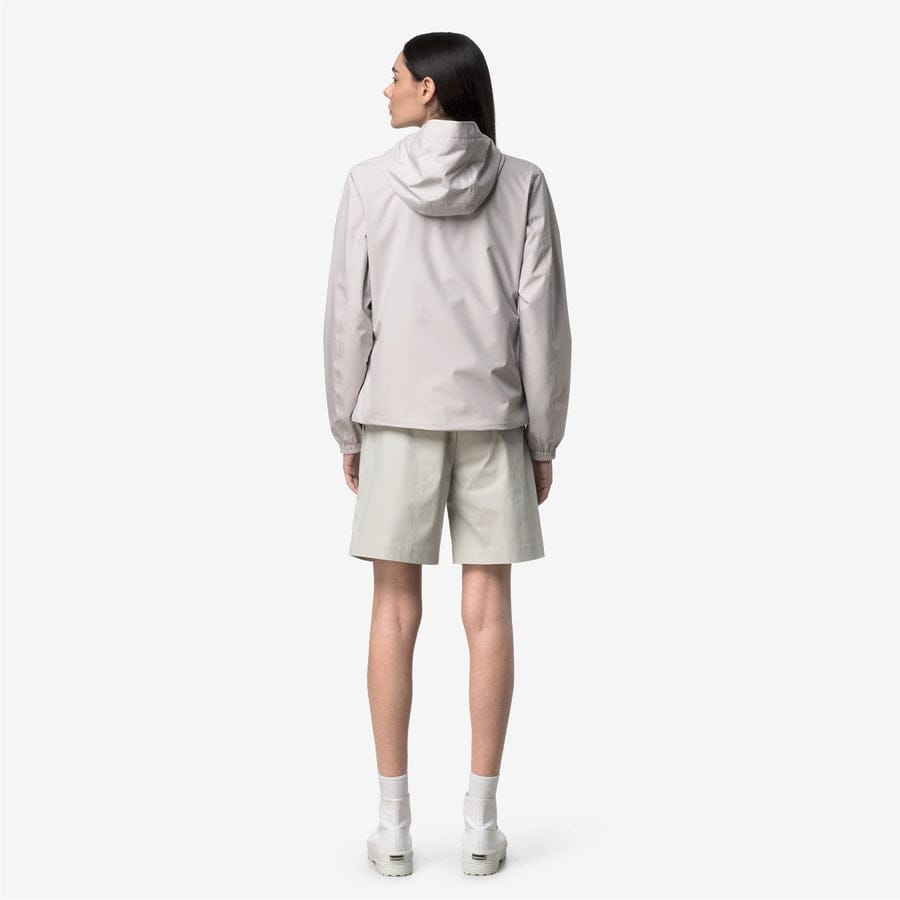 k-way donna modello lil 2.0 stretch poly jersey-k21347w colore beige lt 634