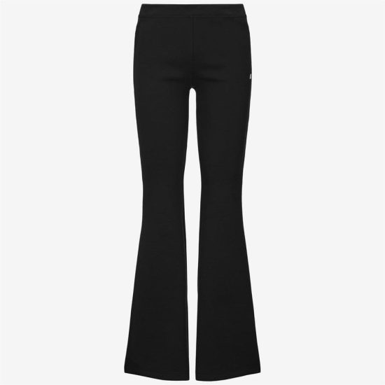 k-way donna pantalone modello jenny k2123nw light spacer colore nero black pure usy