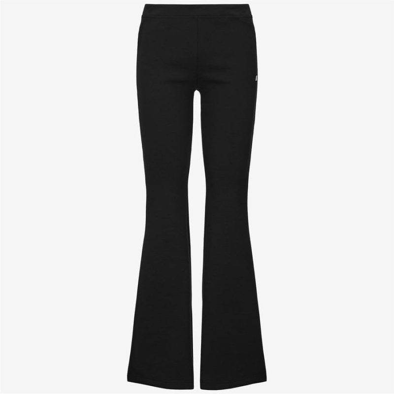k-way donna pantalone modello jenny k2123nw light spacer colore nero black pure usy
