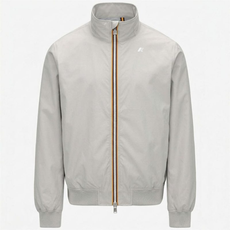 k-way uomo modello arsene stretch dot k3157bw colore beige 634