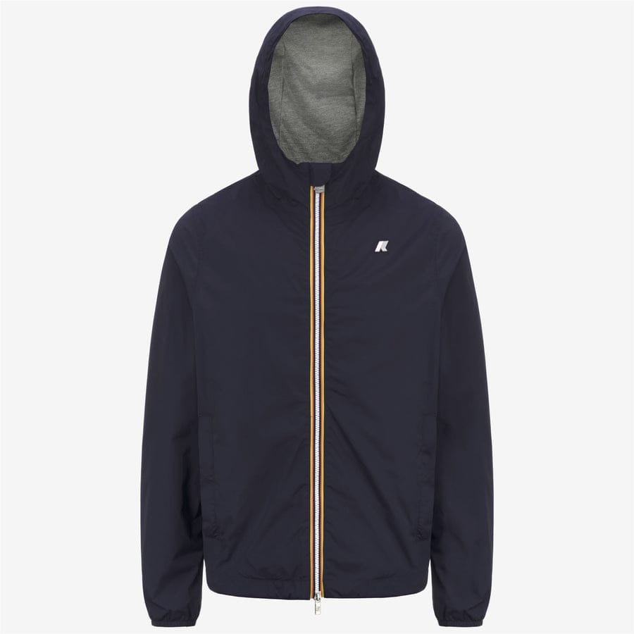 k-way uomo modello jack stretch nylon jersey k3123uw colore blue depth k89