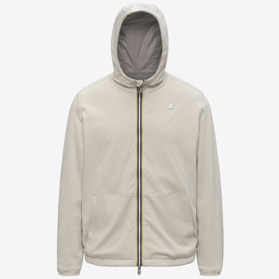 k-way uomo modello jake reversible interlock k8134tw colore beige c84