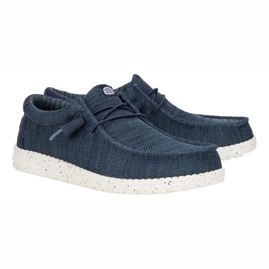 heydude modello wally stretch sox colore blu 41898 410 navy