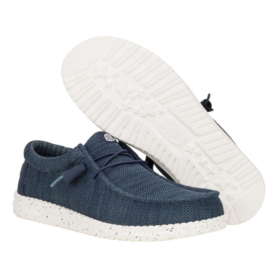heydude modello wally stretch sox colore blu 41898 410 navy