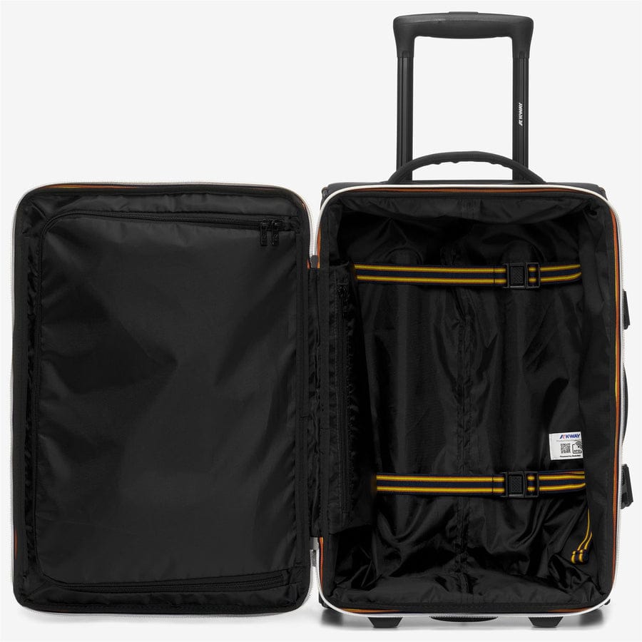 k-way trolley modello blossac s colore blue depth black pure y04