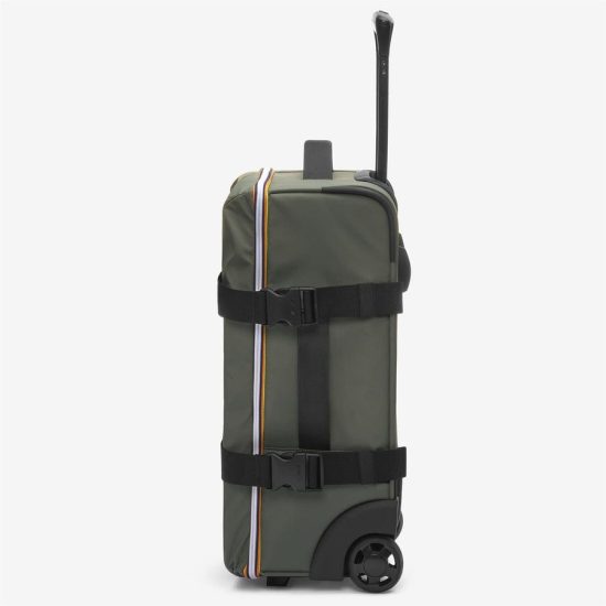 k-way trolley blossac s k2127iw colore green blackish black pure y02