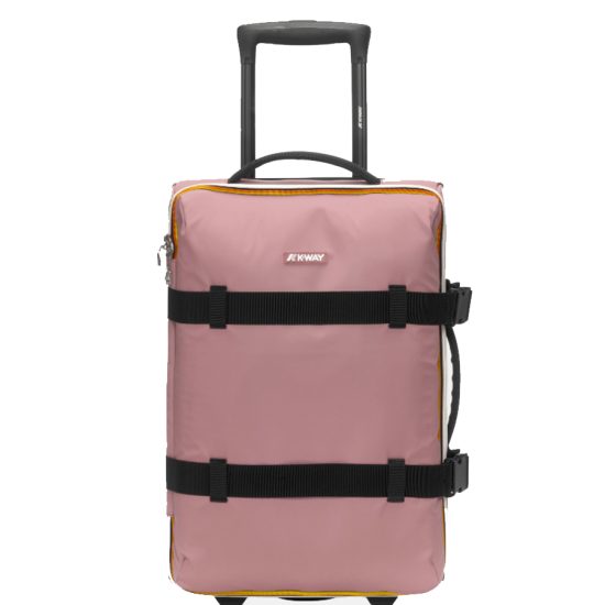 k-way trolley modello blossac s k2127iw colore rose pinkish black pure y27