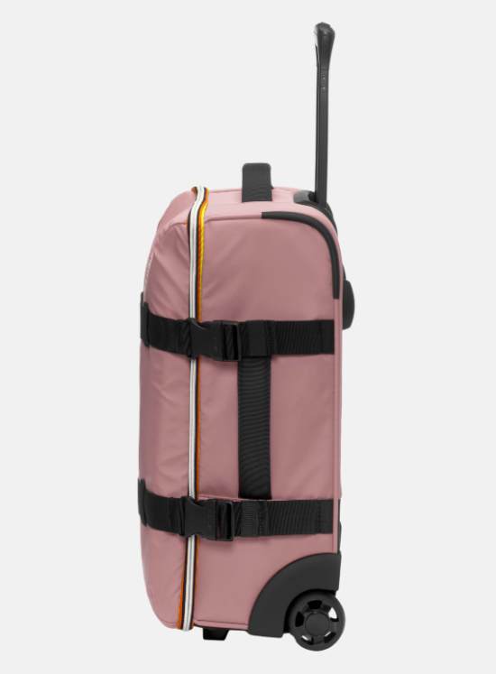 k-way trolley modello blossac s k2127iw colore rose pinkish black pure y27