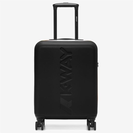 k-way trolley small modello k11416w colore black pure blue md cobalt l16