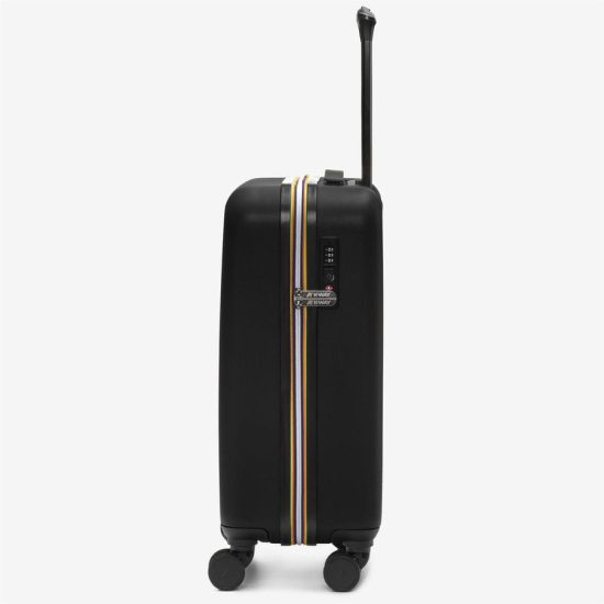 k-way trolley small modello k11416w colore black pure blue md cobalt l16