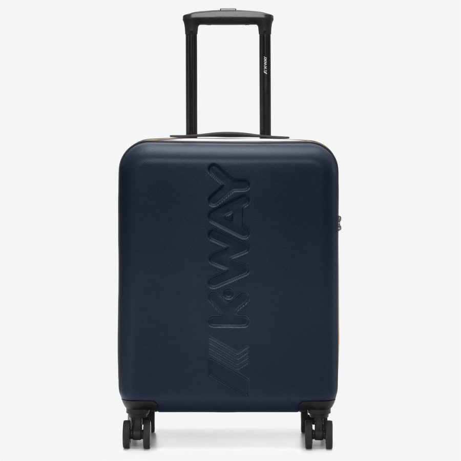 k-way-trolley-small-k11416w-blue-depth-blue-md-cobalt-l19 k-way trolley modello small k11416w colore blue depth blue md cobalt l19