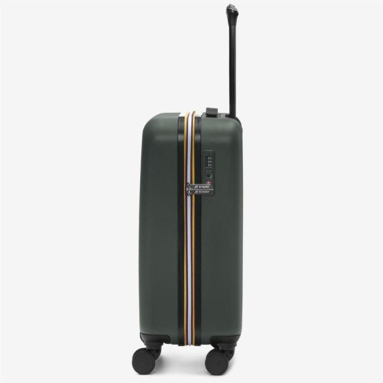 k-way trolley small modello k11416w colore green blackish blue md cobalt l21