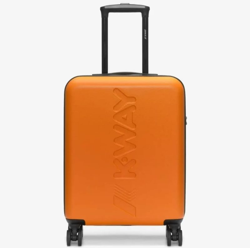 k-way trolley small modello k11416w colore orange blue md cobalt l22