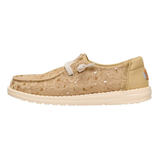 heydude donna modello wendy sequin lace 45478 colore olive grey 3vm