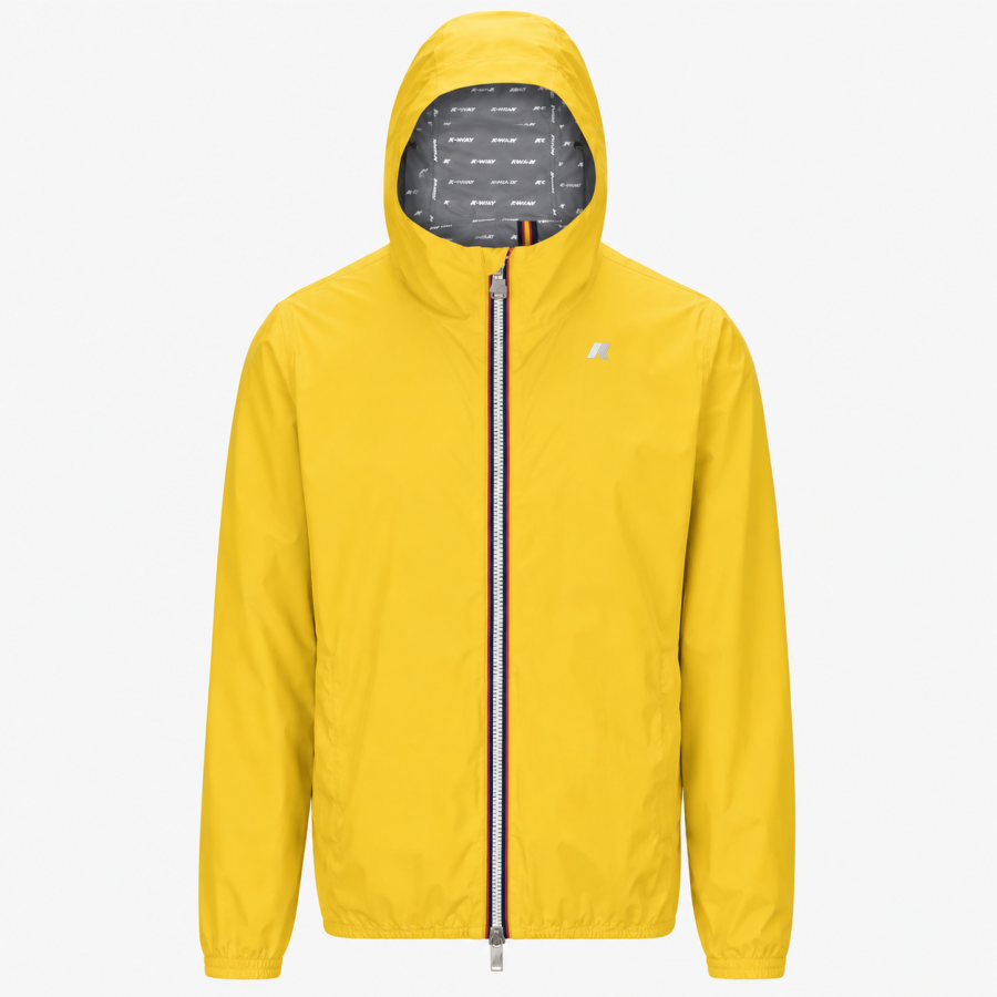 k-way-uomo-jack-stretch-dot-k5127qw-yellow-mimosa k-way uomo giubbino modello jack stretch dot k5127qw colore yellow mimosa