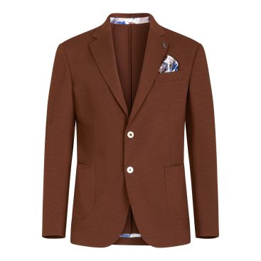 abito bob suite533 t533 tabacco tessuto jersey micro lavorato pantalone con coulisse